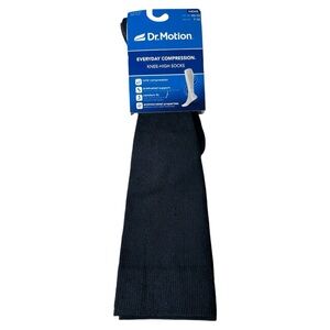 Dr. Motion Men's Navy Blue compression socks size 10-13